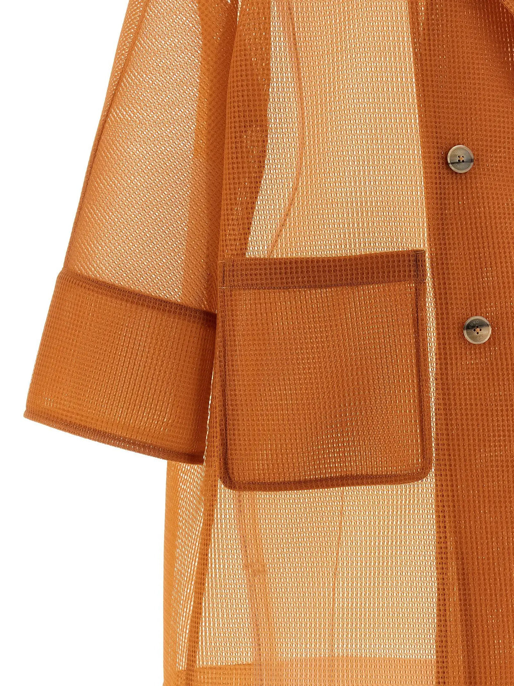 Herno Orange Polyester Coat