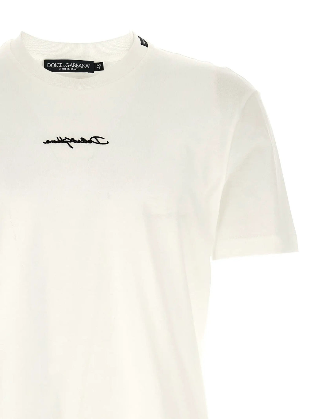 T-shirt blanc en coton Dolce &amp; Gabbana