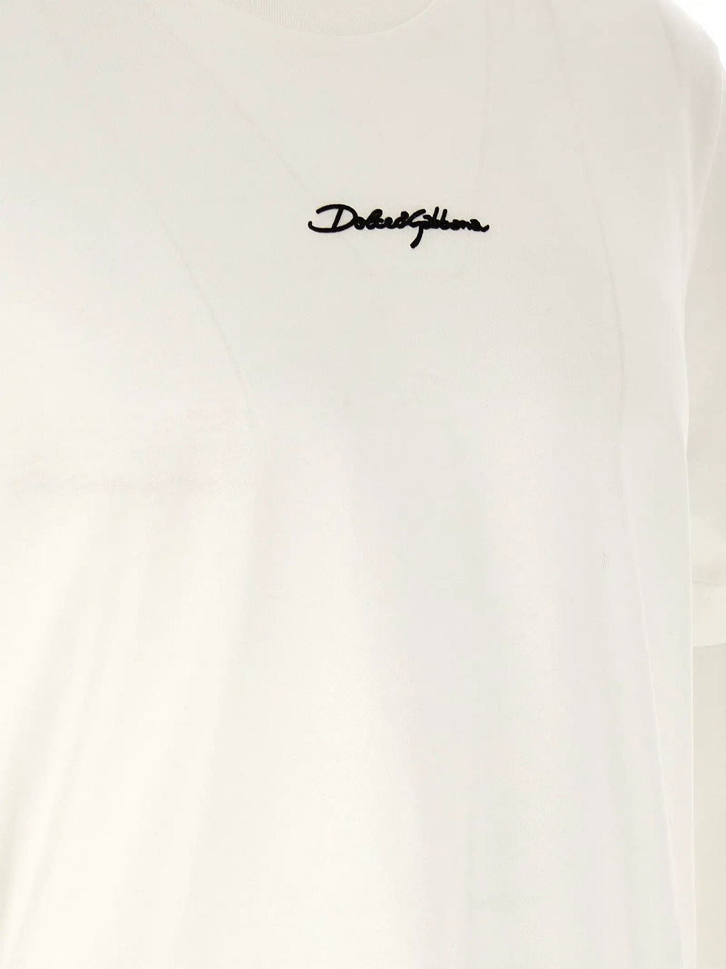 T-shirt blanc en coton Dolce &amp; Gabbana