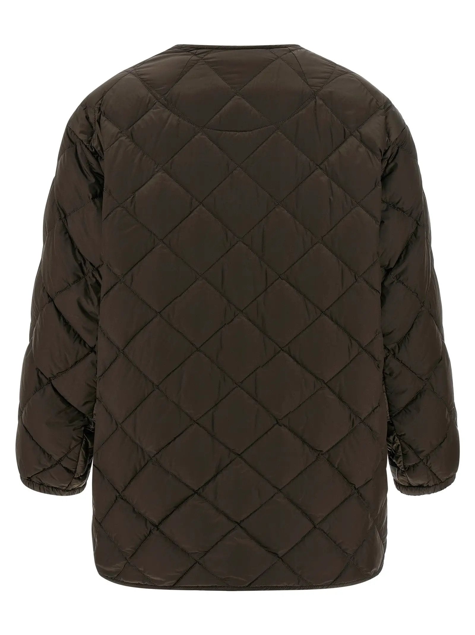 Max Mara Brown Polyamide Full-Length Jacket