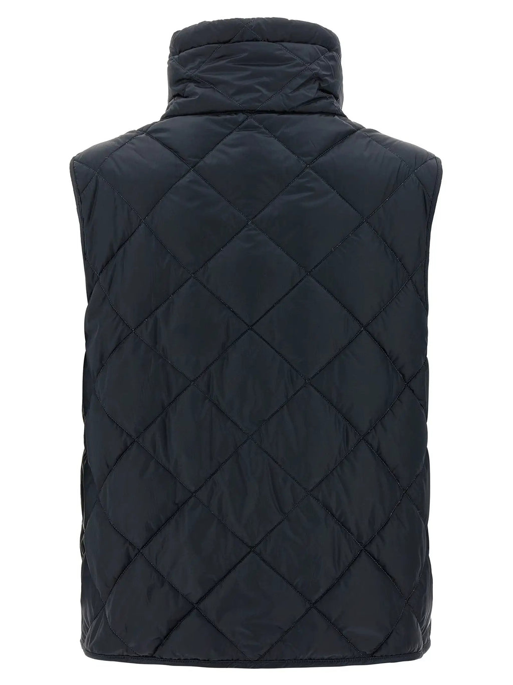Max Mara Blue Polyamide Sleeveless Jacket
