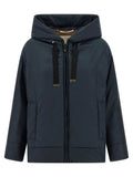 Max Mara Blue Polyester Shell Jacket