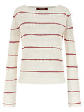 Max Mara White Silk Cardigan