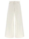 Stella McCartney White Cotton Jeans Denim
