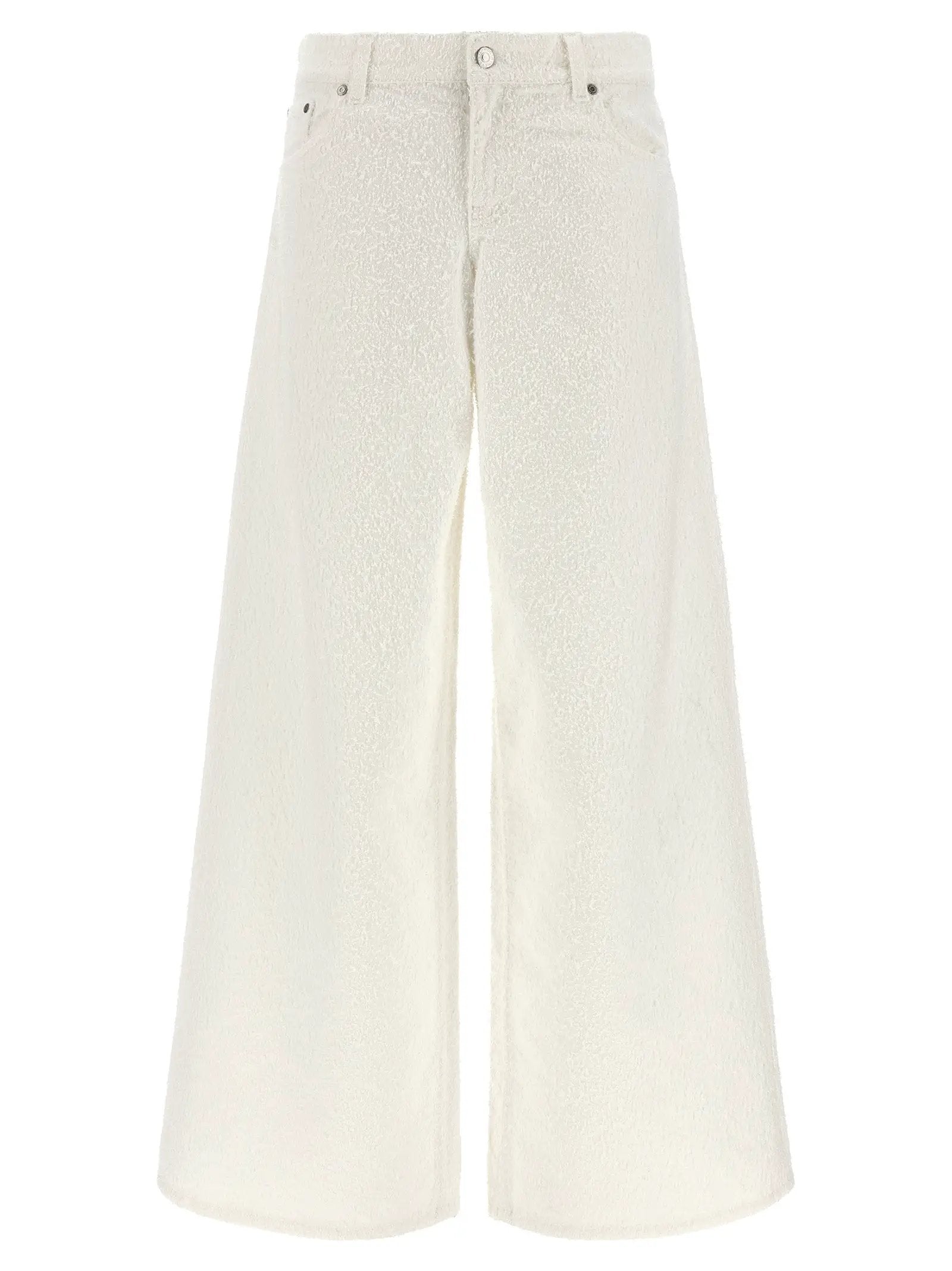 Stella McCartney White Cotton Jeans Denim