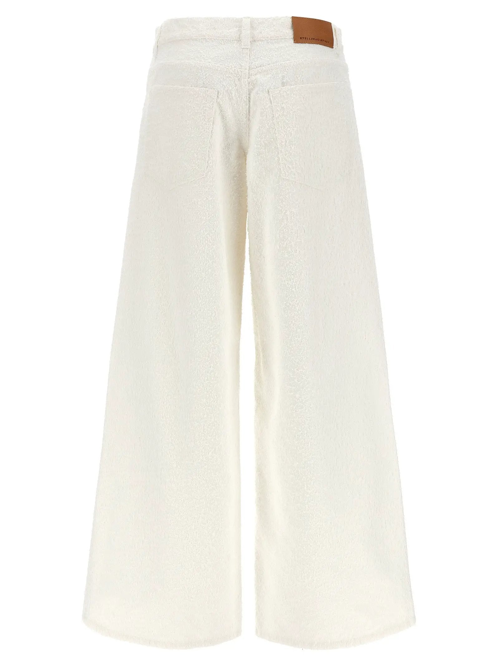 Stella McCartney White Cotton Jeans Denim