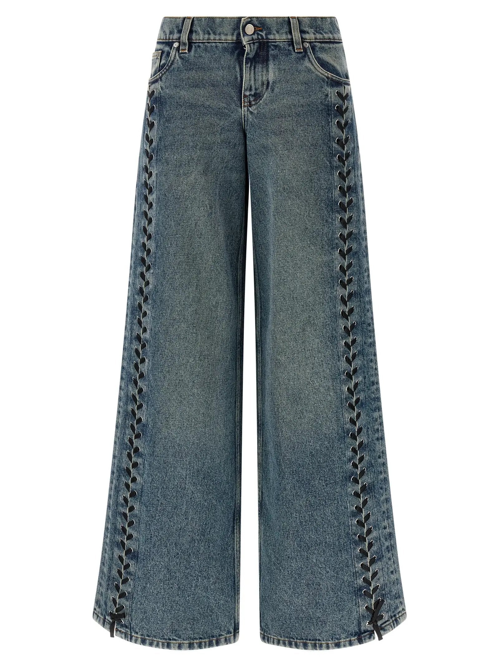 Stella McCartney Blue Cotton Jeans Denim