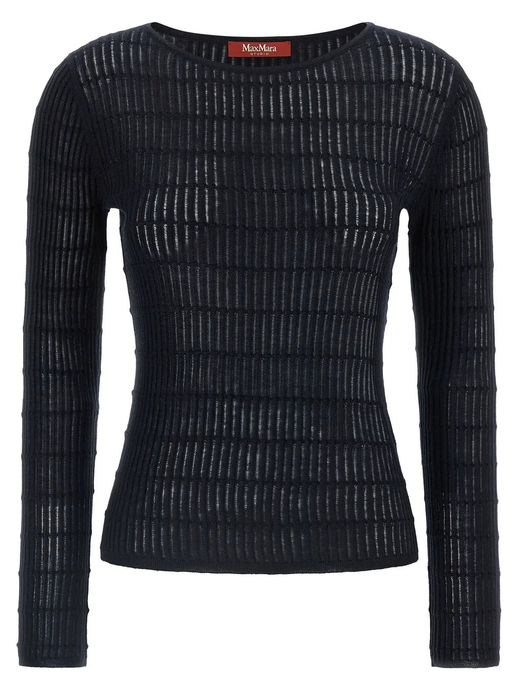 Max Mara Blue Silk Cardigan