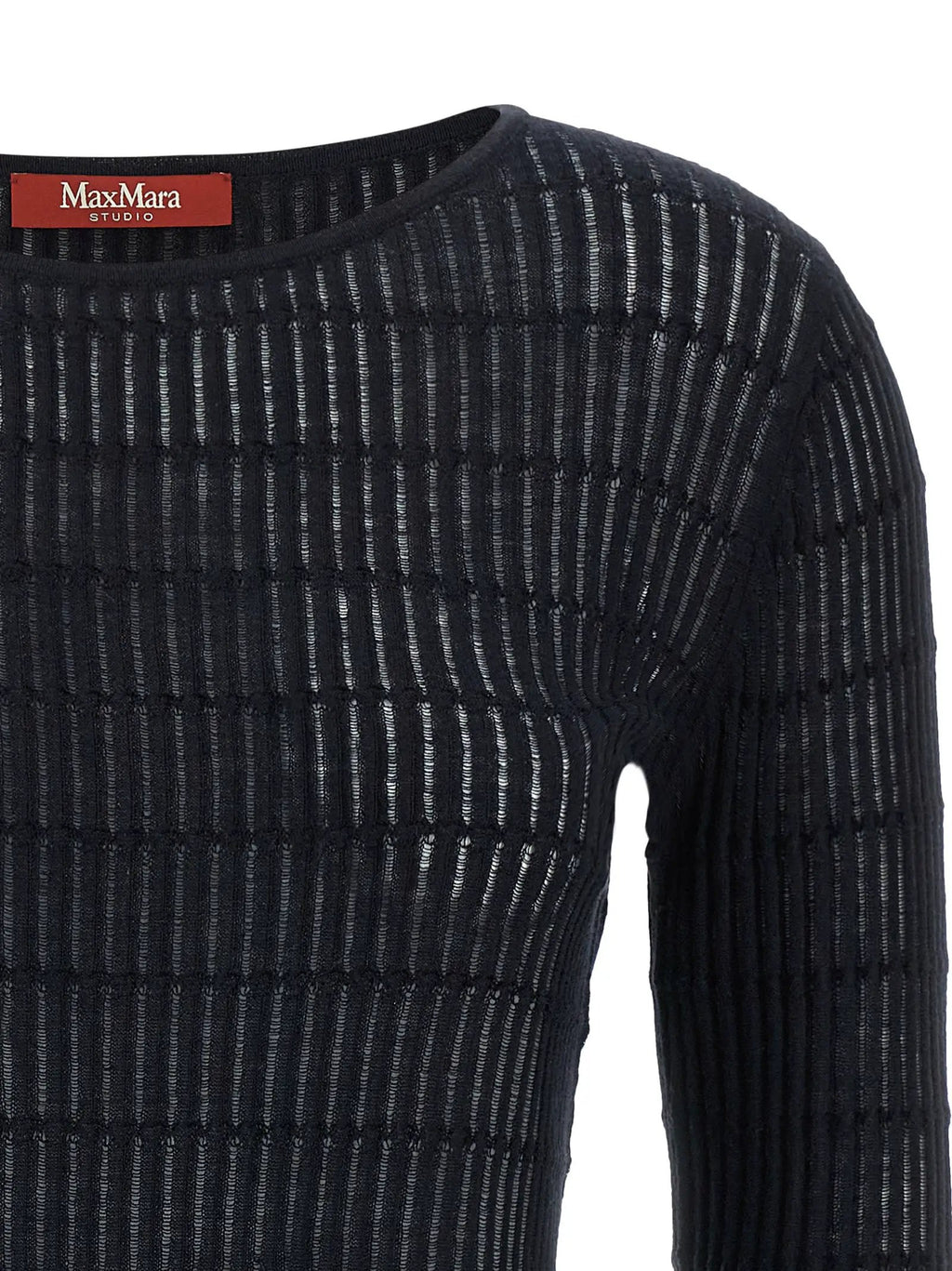 Max Mara Blue Silk Cardigan