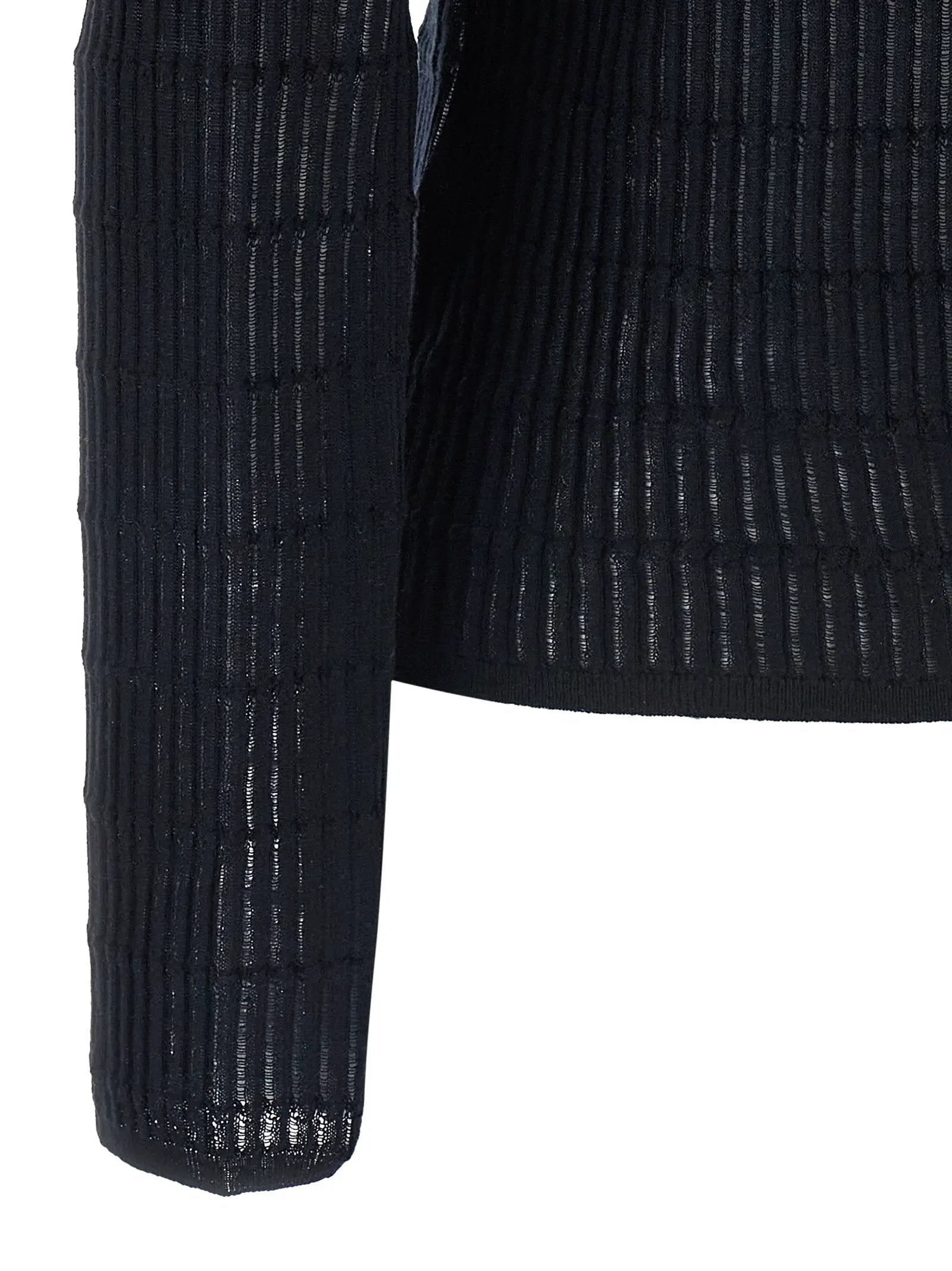 Max Mara Blue Silk Cardigan