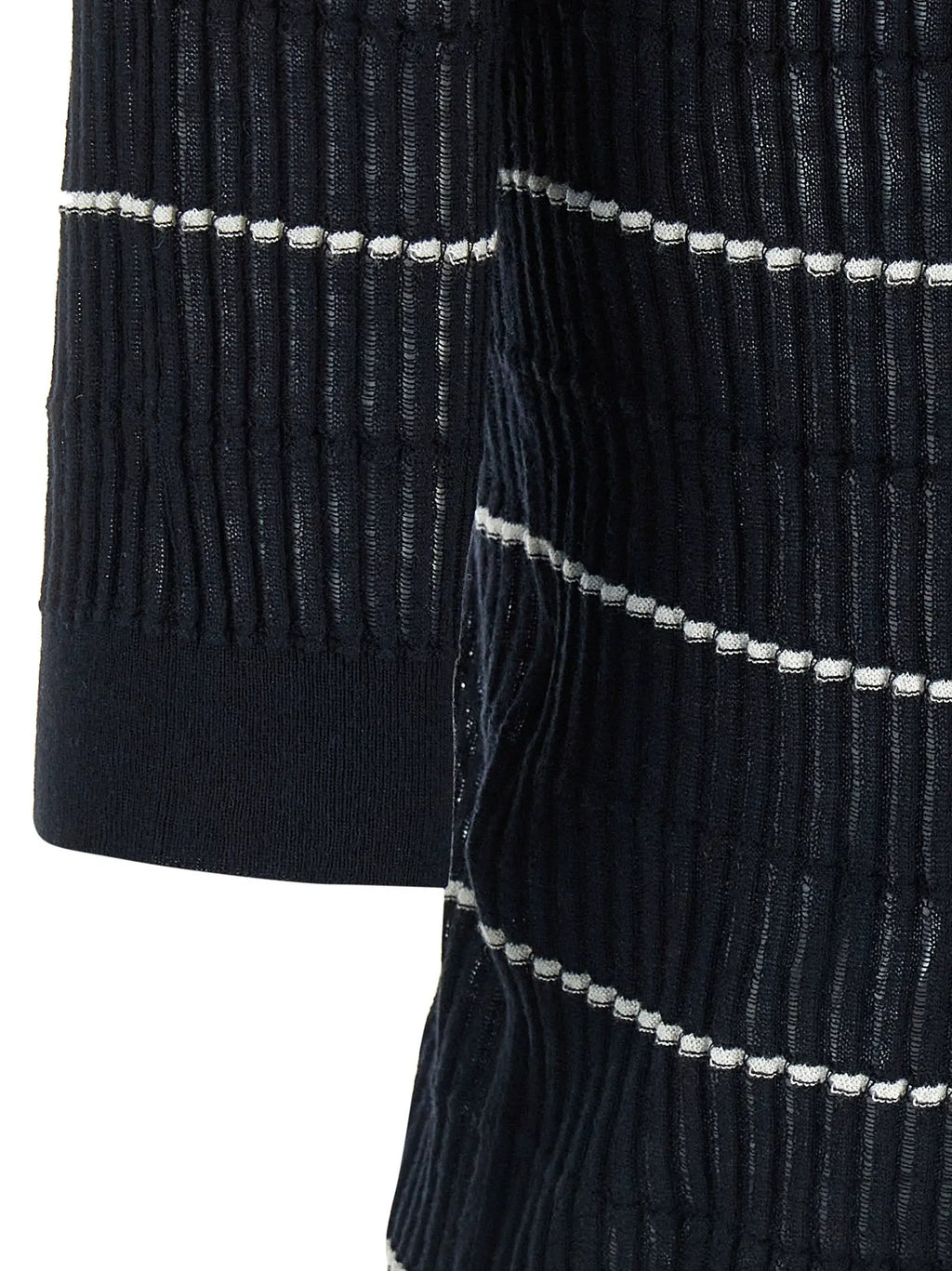Max Mara Blue Silk Polo Shirt