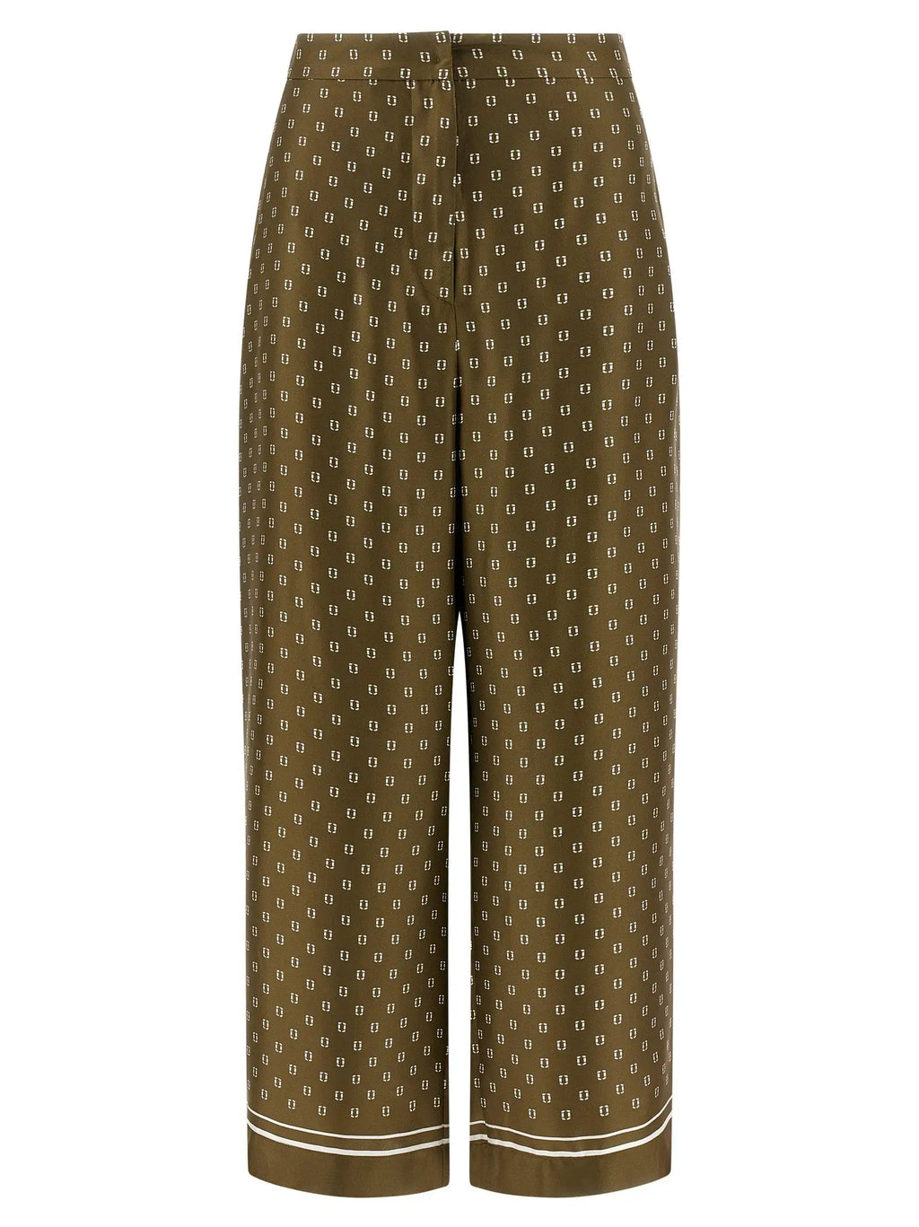 Max Mara Bicolor Silk Casual Pants