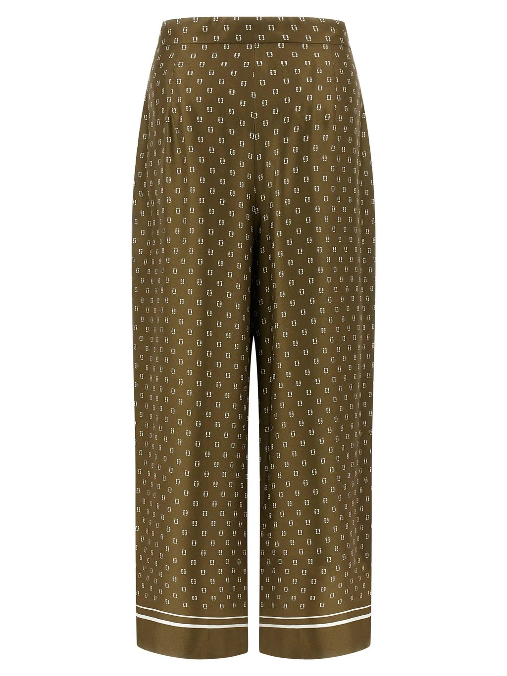 Max Mara Bicolor Silk Casual Pants