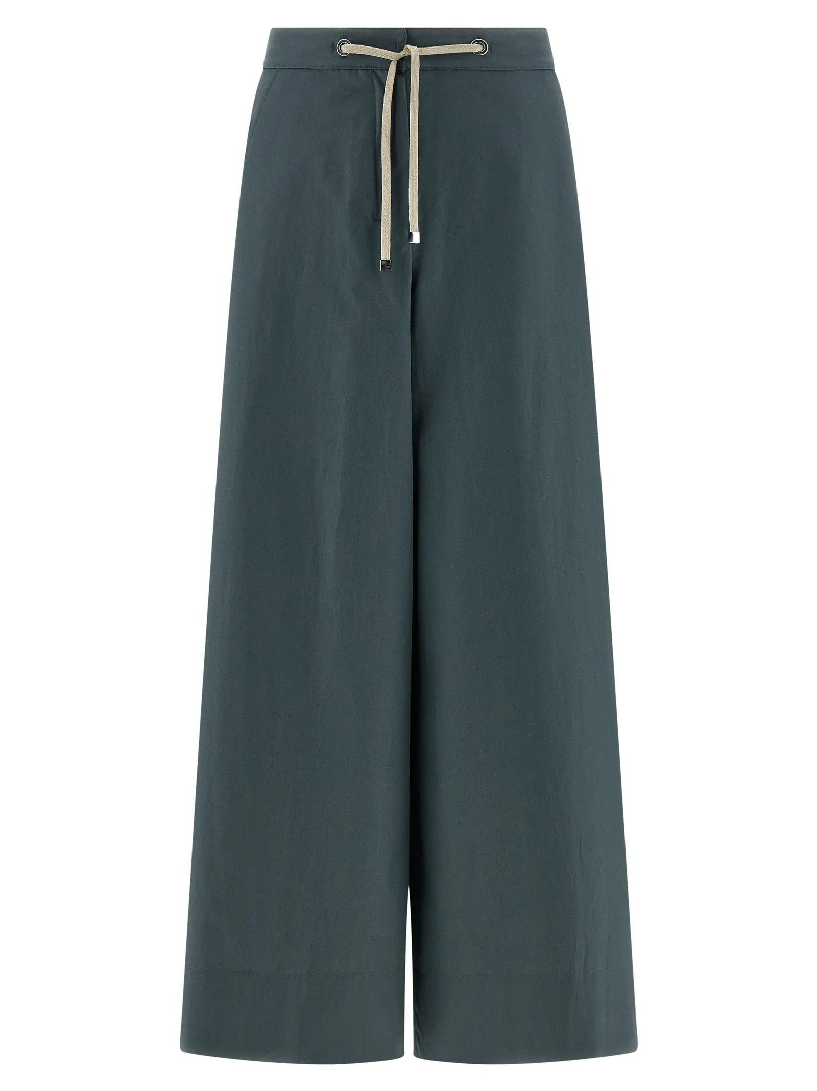 'S Max Mara Blue Cotton Flared Pants