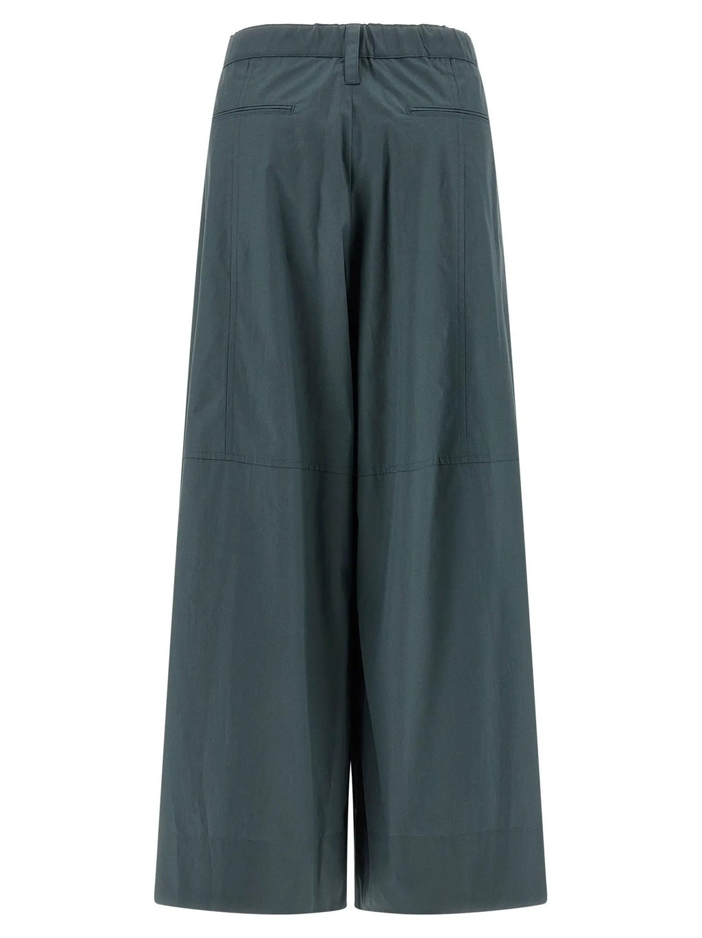 'S Max Mara Blue Cotton Flared Pants