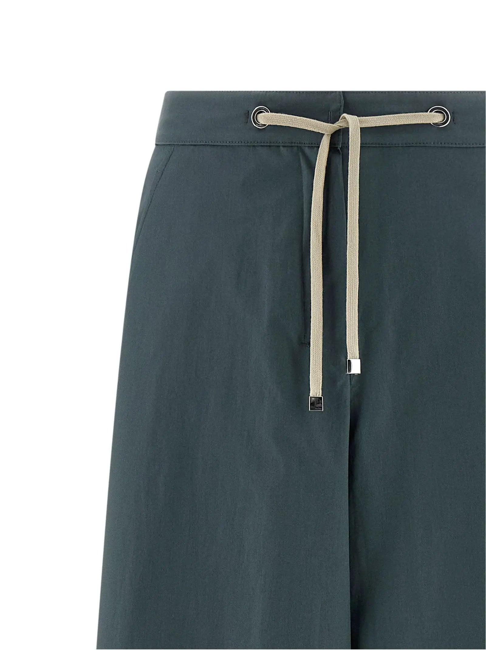 'S Max Mara Blue Cotton Flared Pants