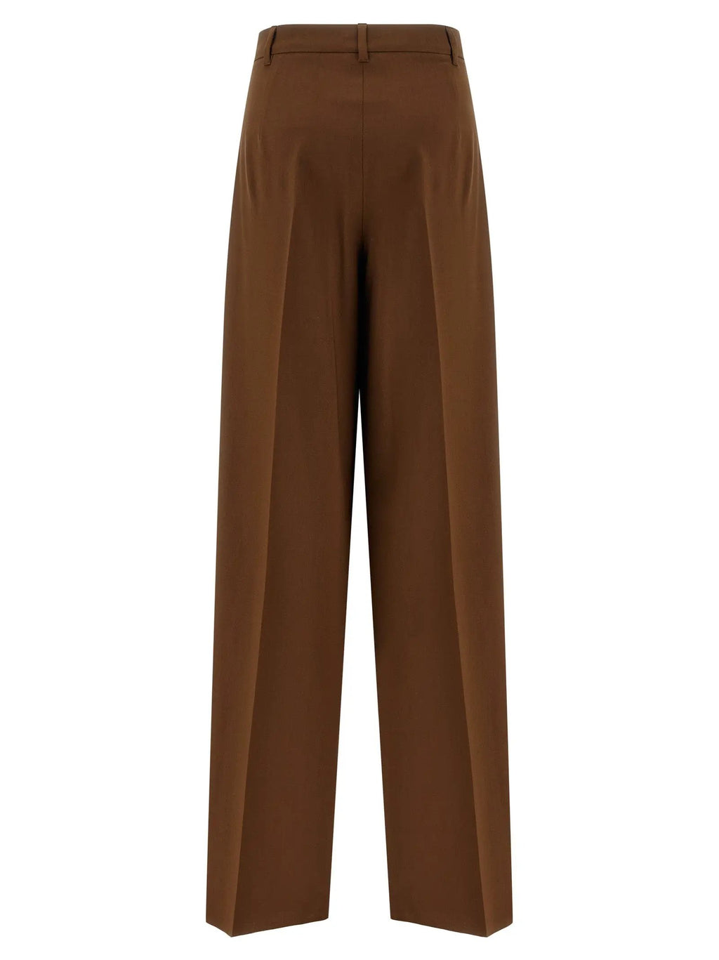 Max Mara Brown Virgin Wool Casual Pants