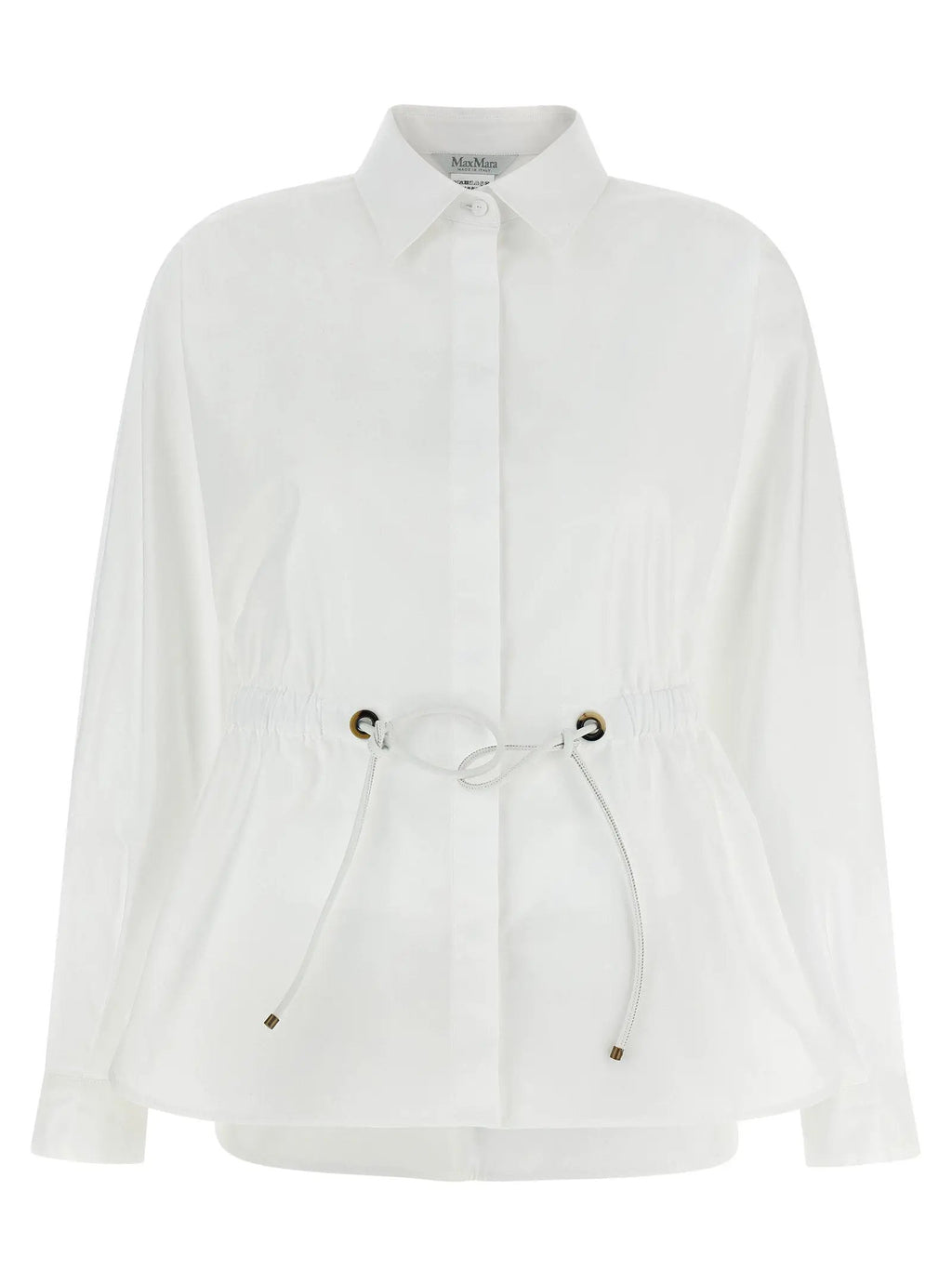Max Mara White Cotton Blouse