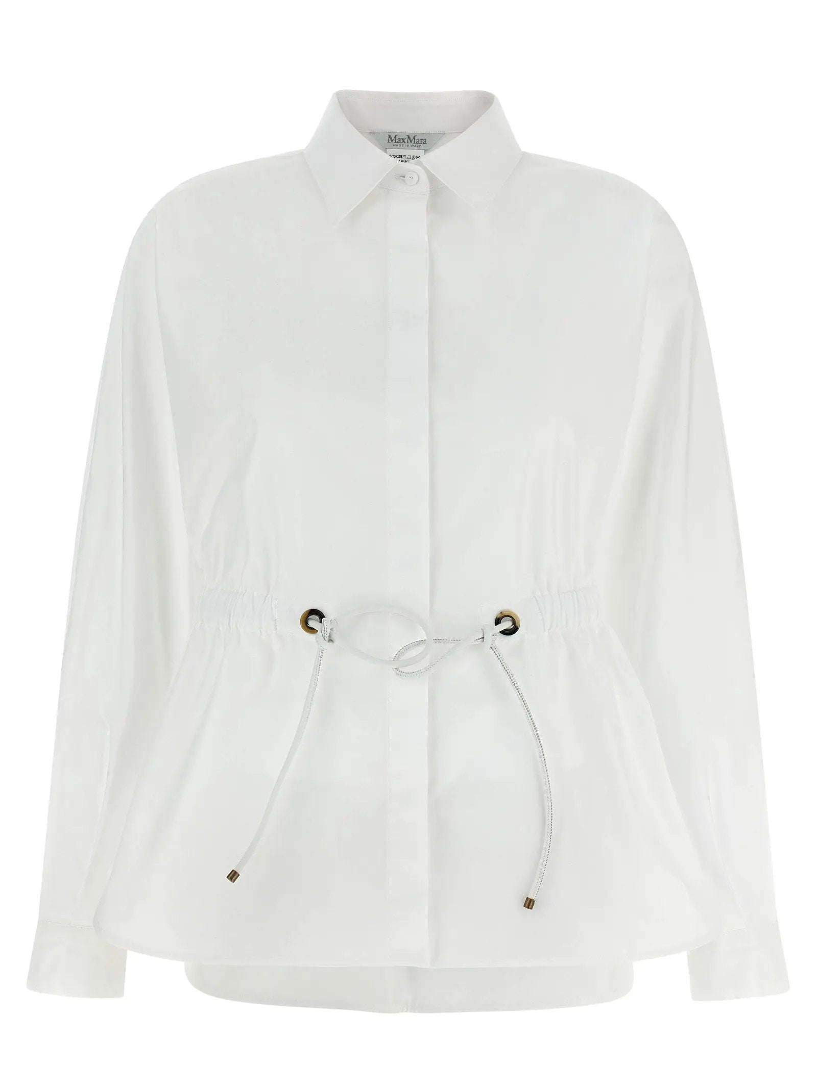 Max Mara White Cotton Blouse
