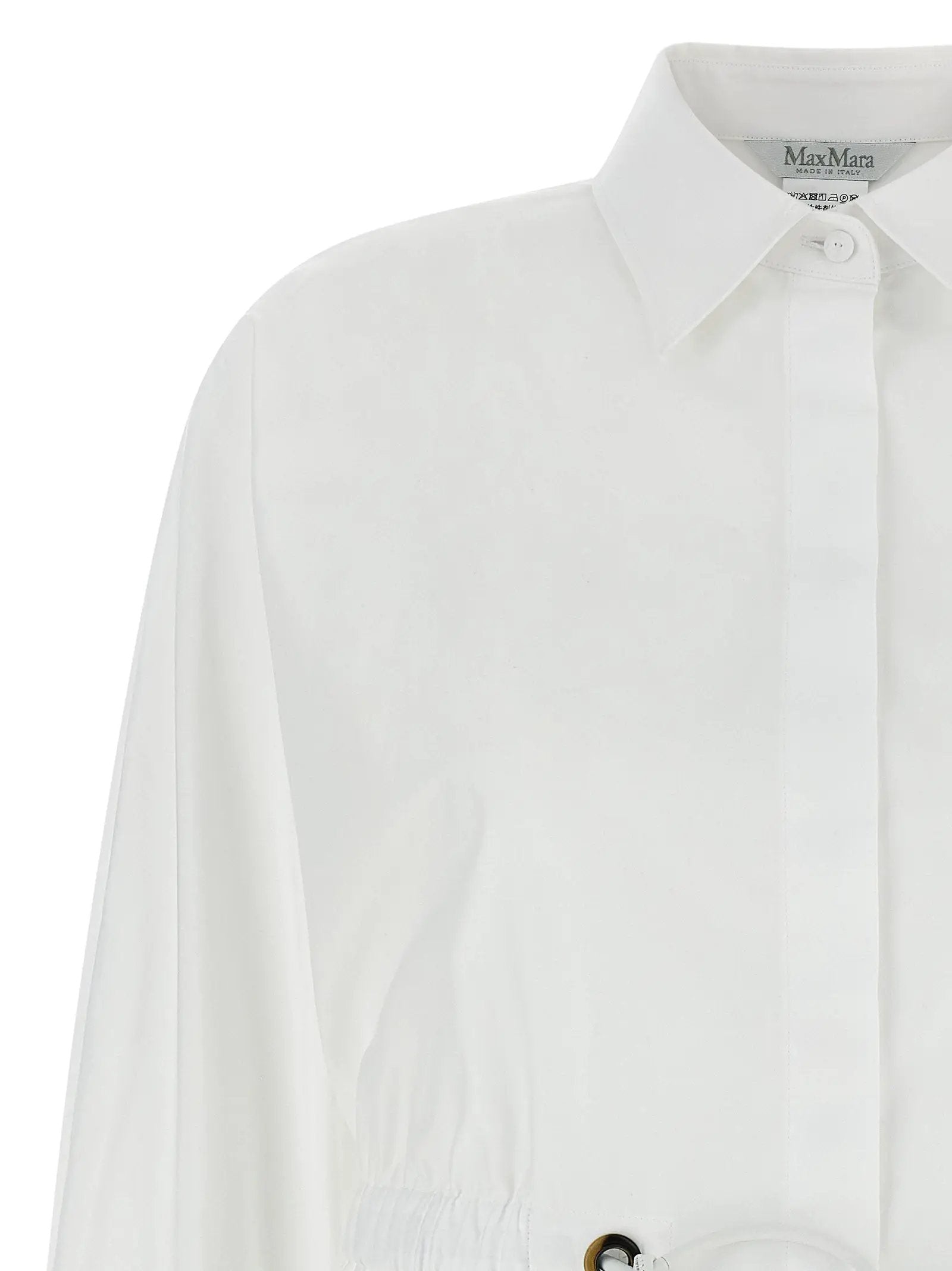 Max Mara White Cotton Blouse