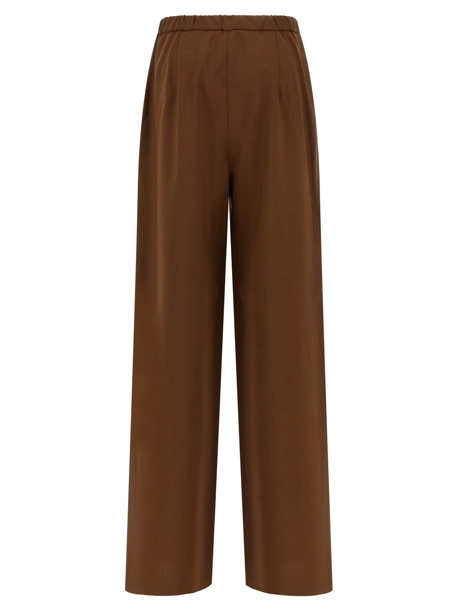 Max Mara Brown Virgin Wool Pants