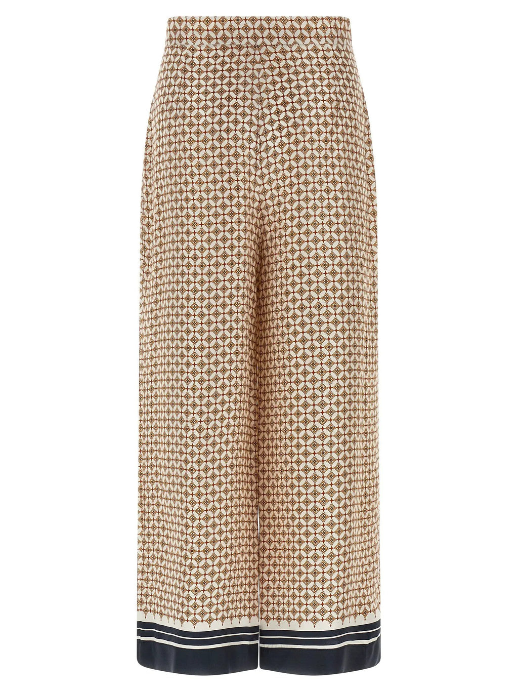 Max Mara Blue Silk Pants