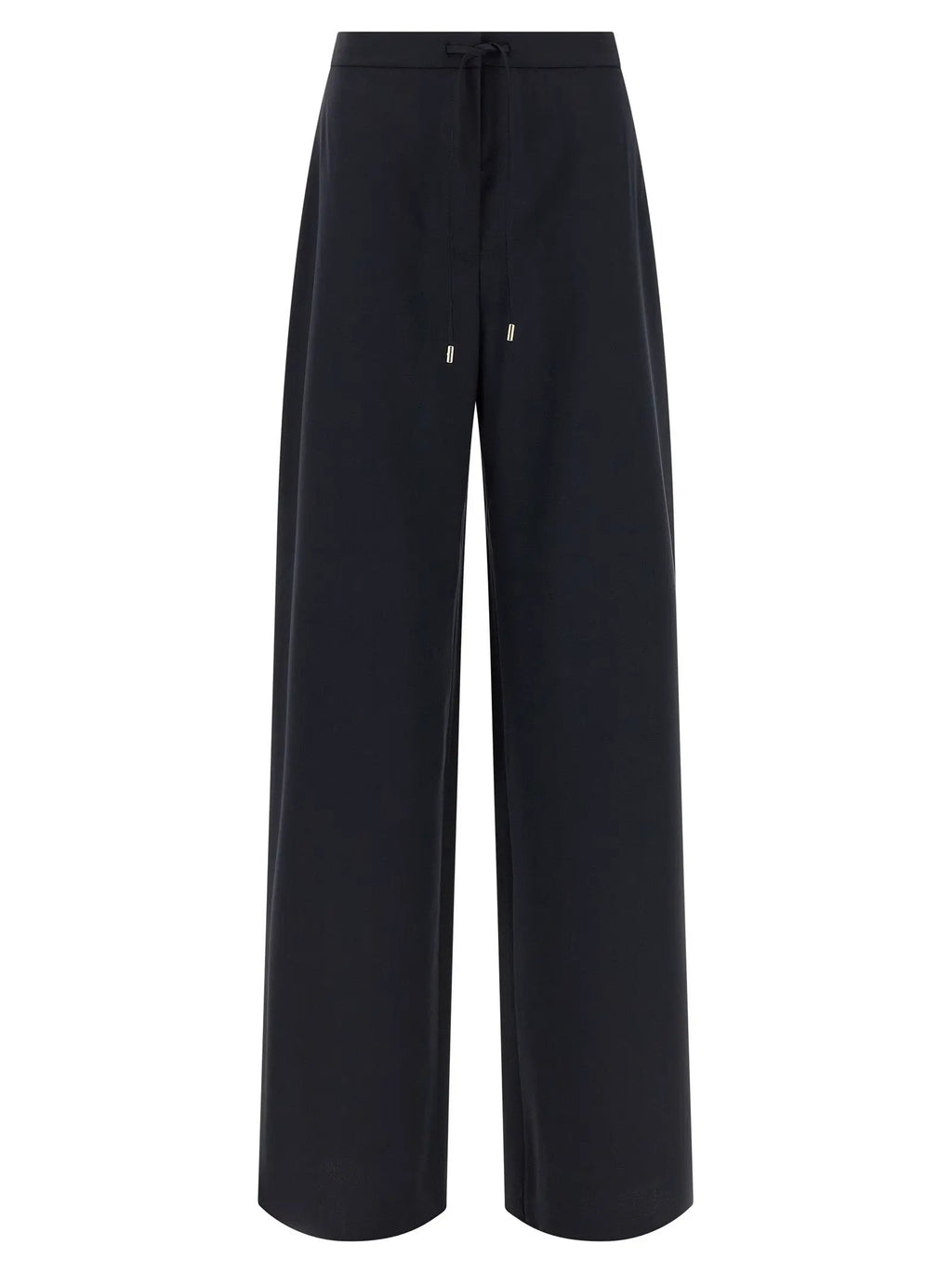 Max Mara Blue Virgin Wool Casual Pants