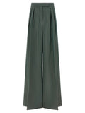 Max Mara Bicolor Virgin Wool Casual Pants