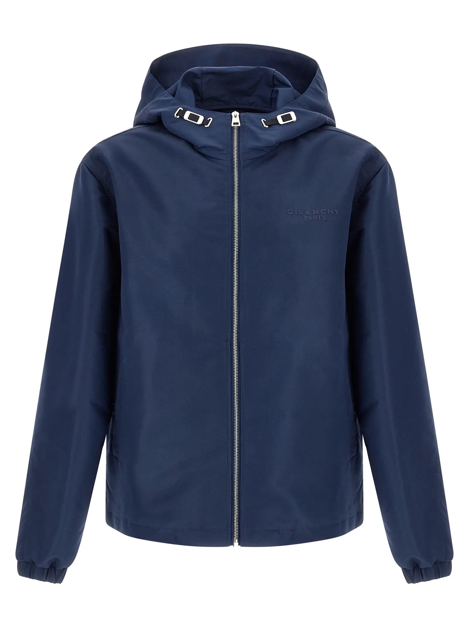Givenchy Blue Polyester Shell Jacket