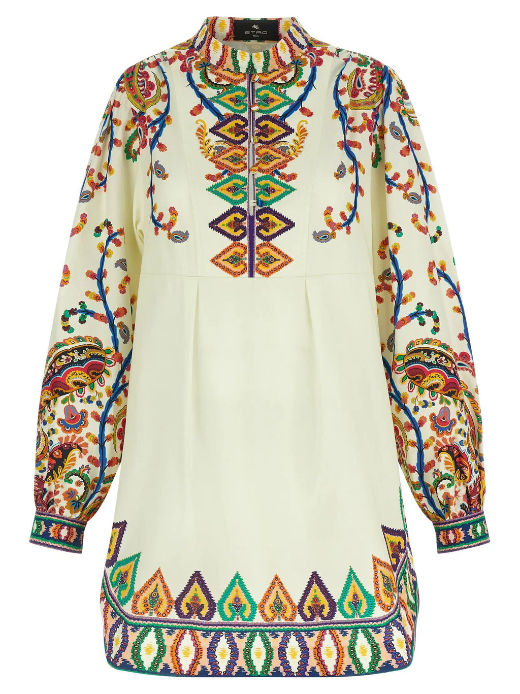Etro Multicolor Cotton Short Dress