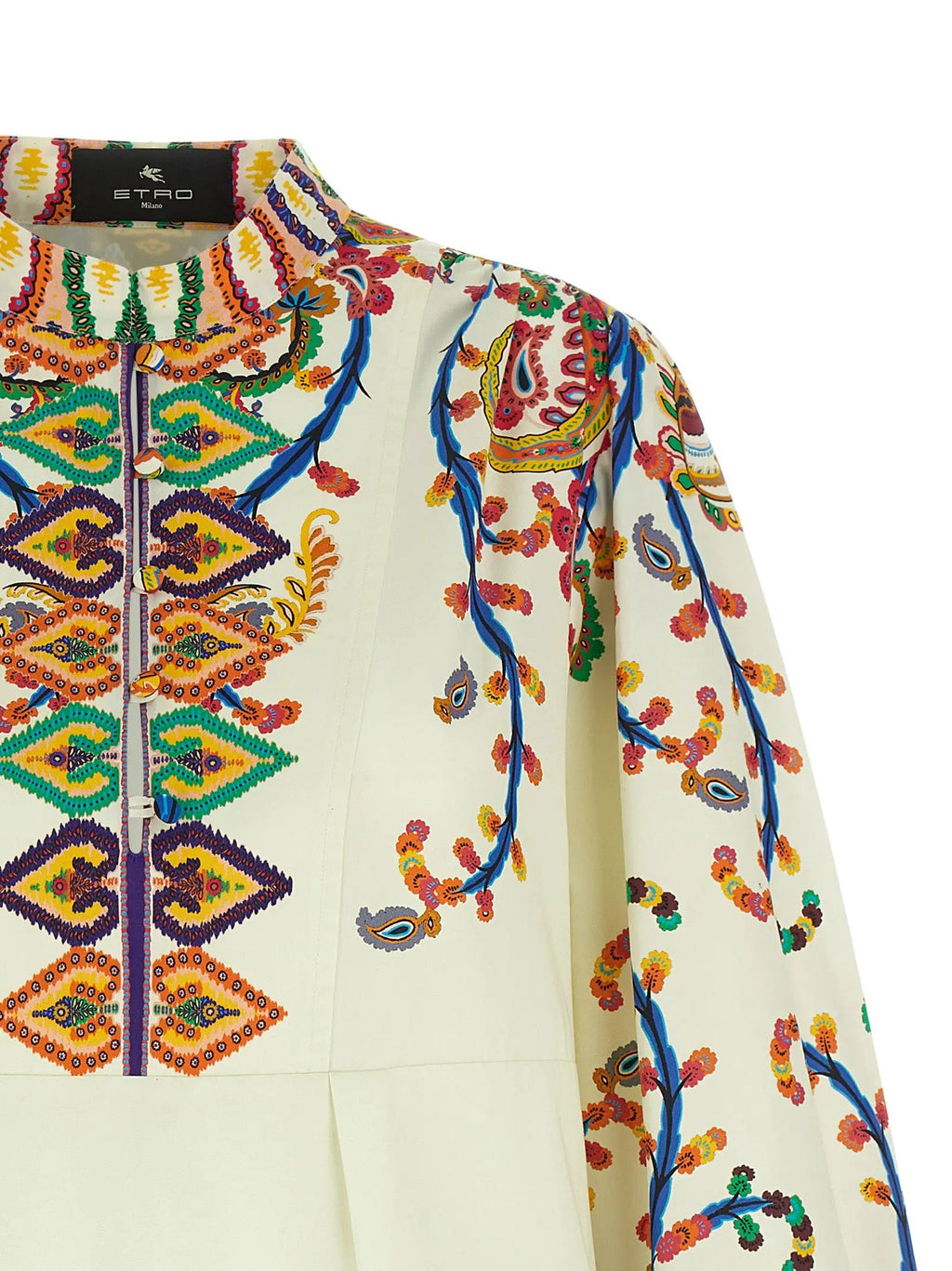 Etro Multicolor Cotton Short Dress