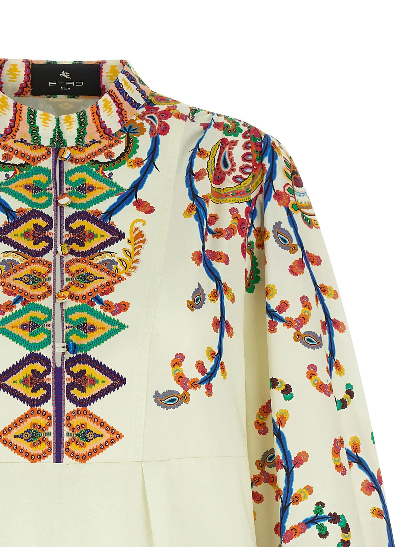 Etro Multicolor Cotton Short Dress