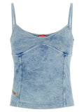 Diesel Blue Cotton Top