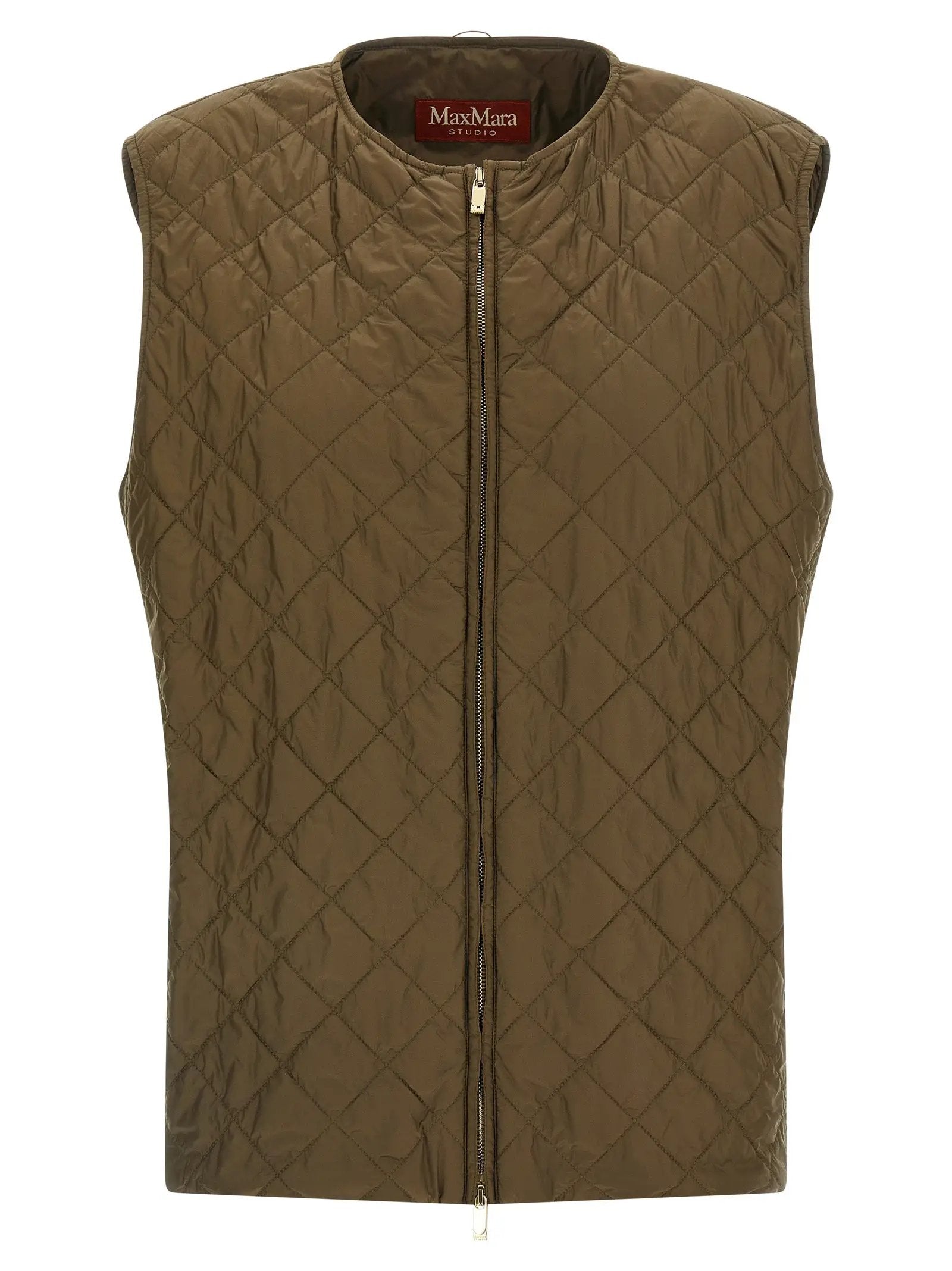 Max Mara Bicolor Virgin Wool Coat