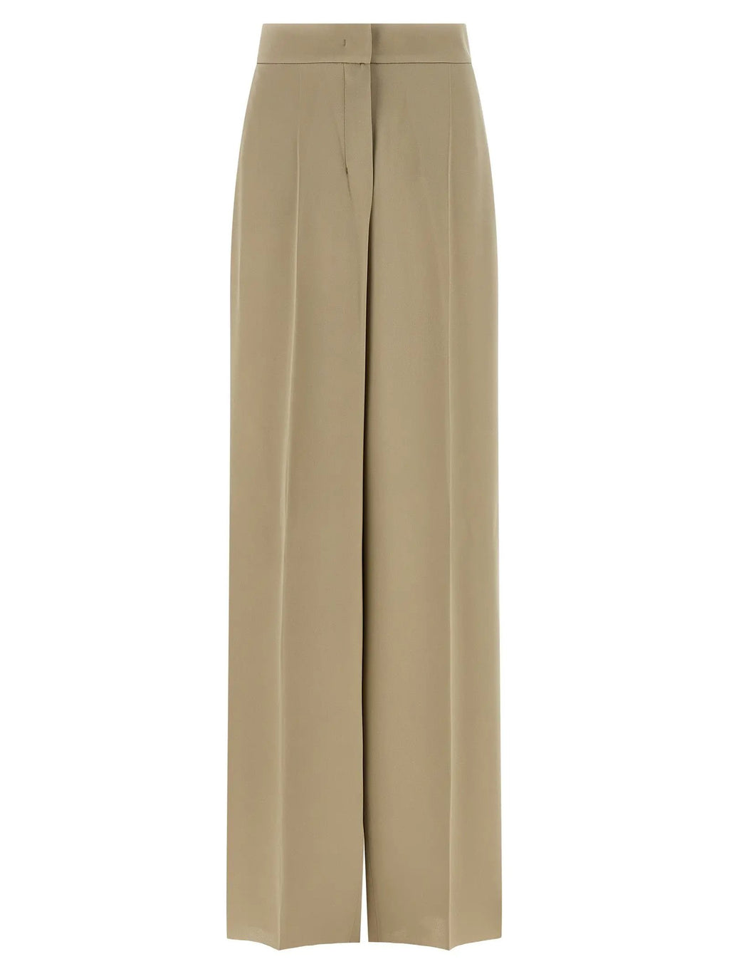 Max Mara Beige Silk Dress Pants