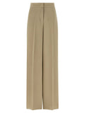 Max Mara Beige Silk Dress Pants