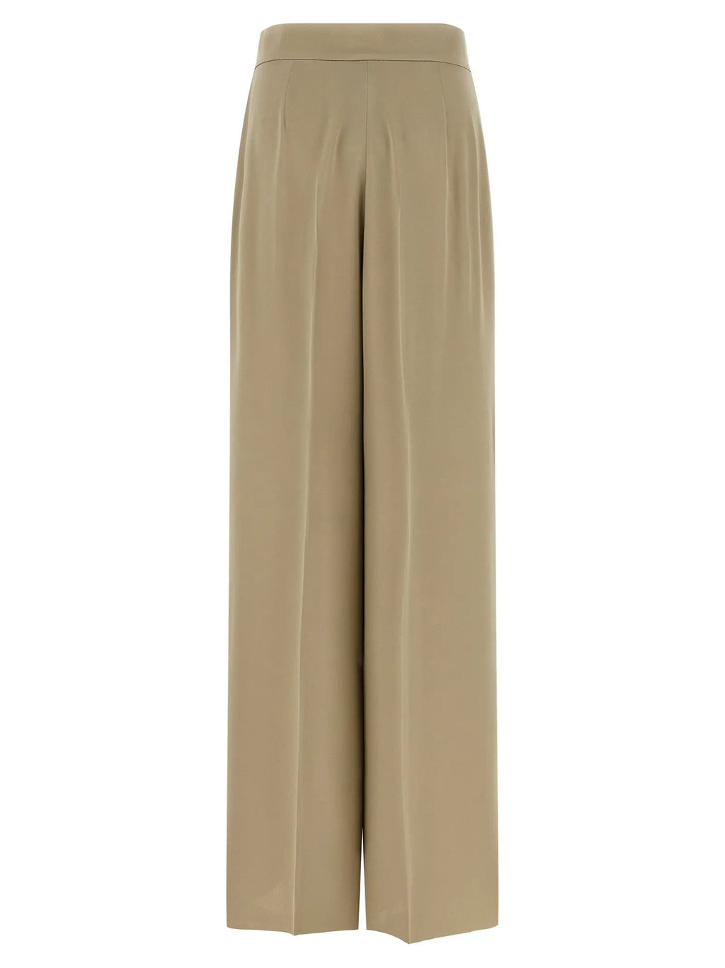 Max Mara Beige Silk Dress Pants