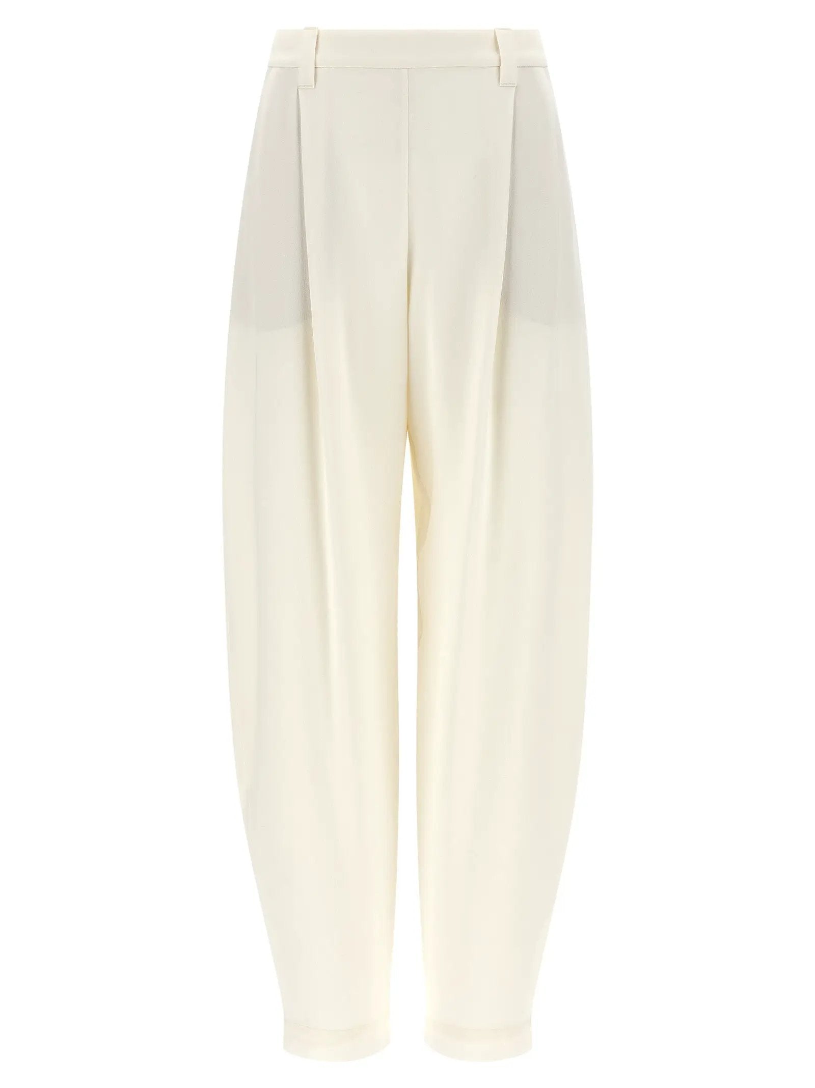 Brunello Cucinelli Beige Viscose Casual Pants