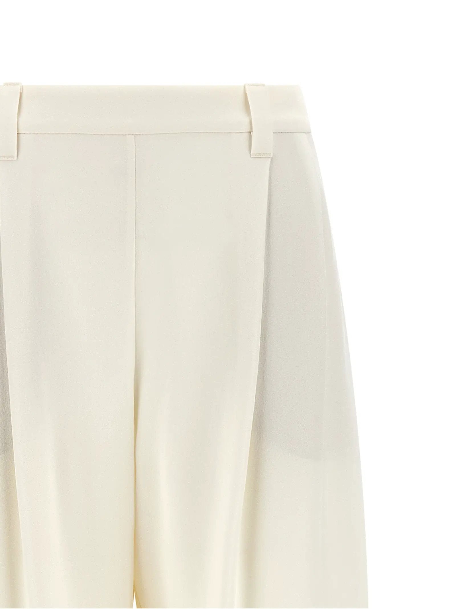 Brunello Cucinelli Beige Viscose Casual Pants