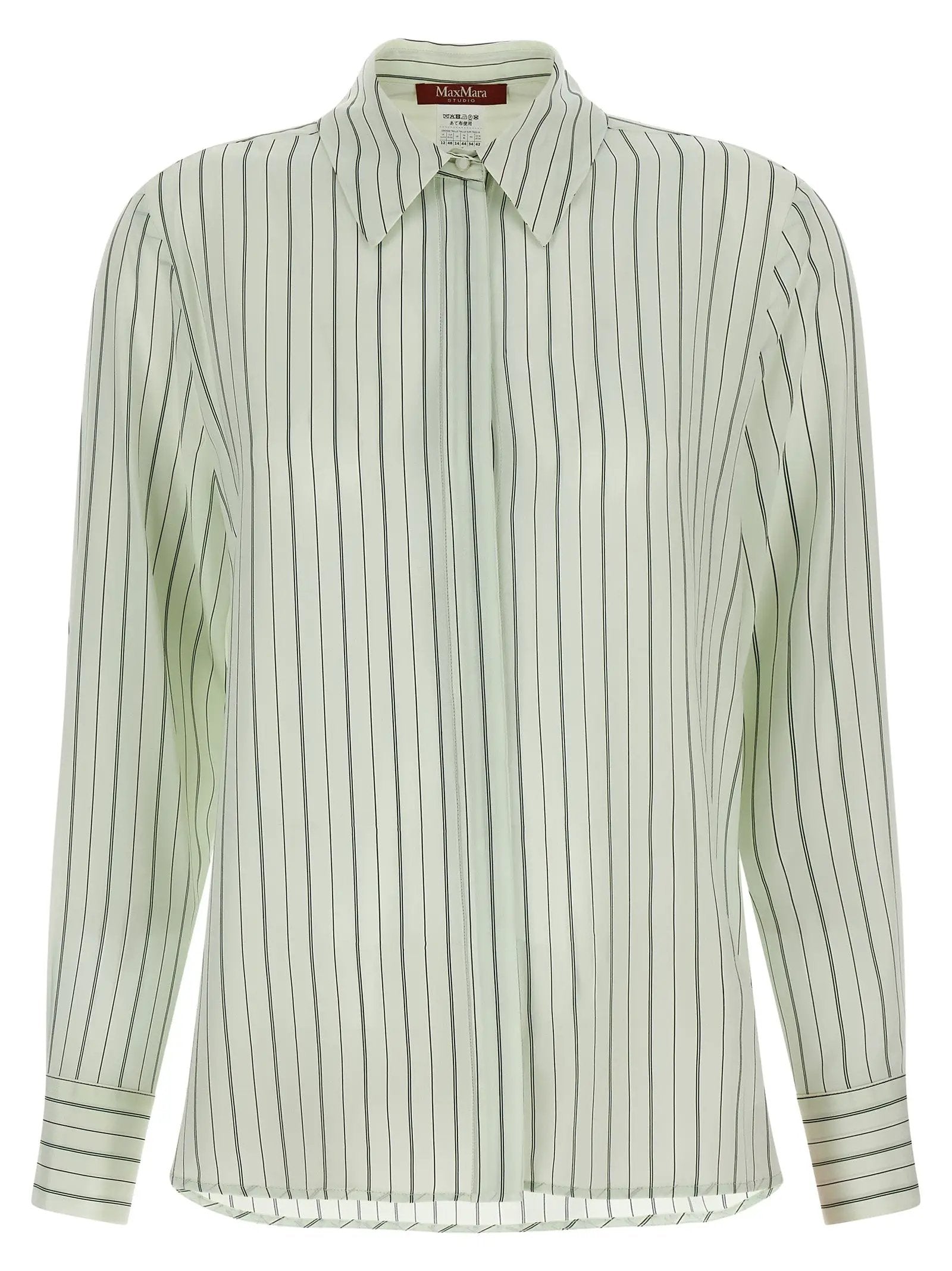 Max Mara Bicolor Silk Blouse
