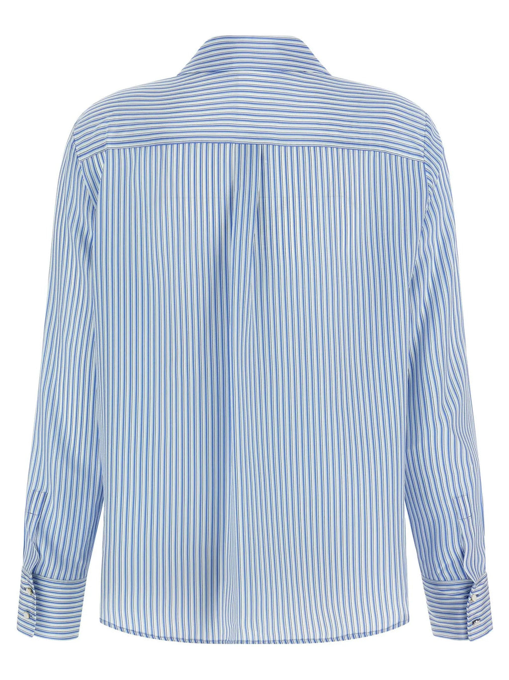 Max Mara Blue Silk Blouse