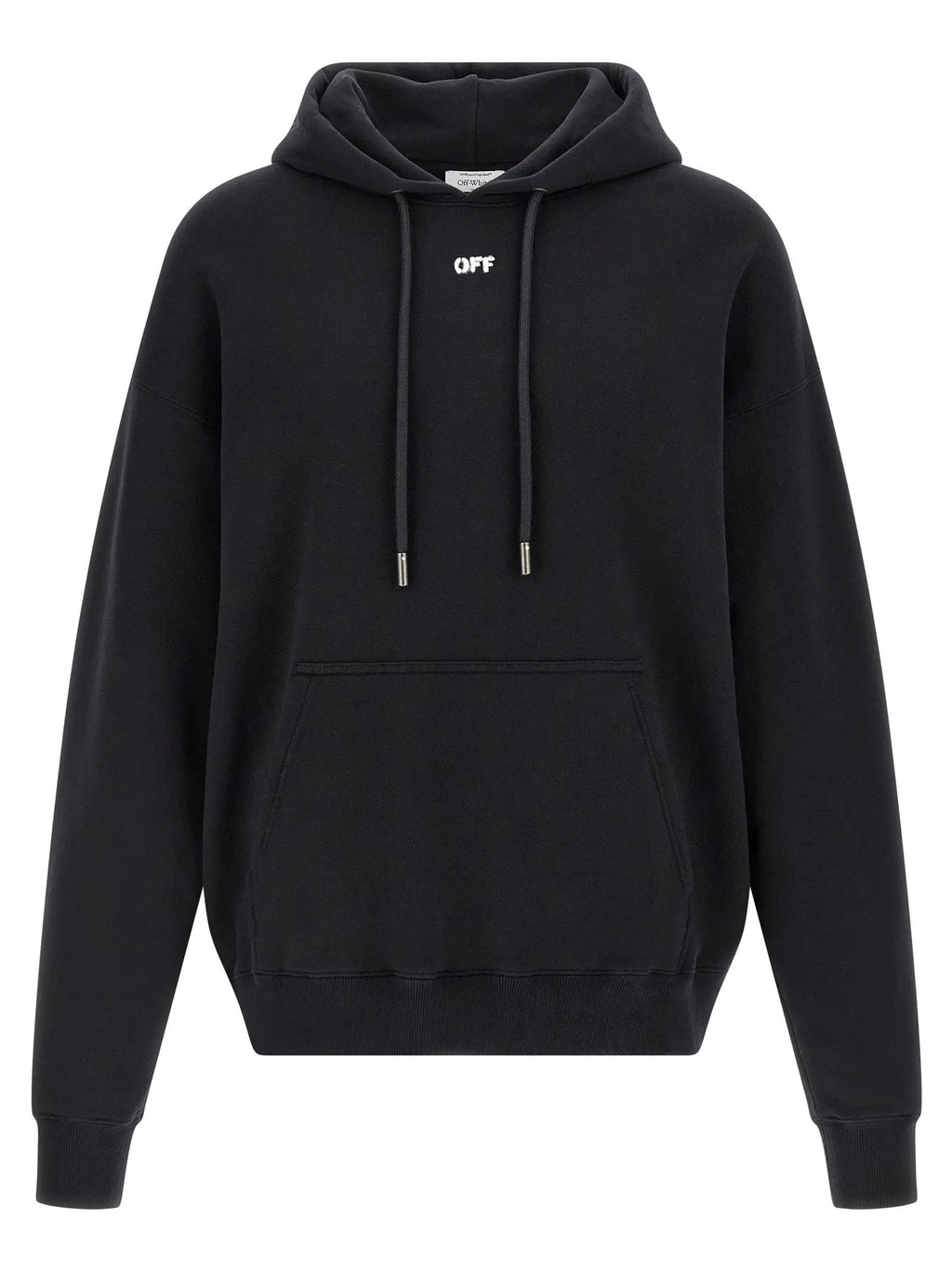 Off-White Black Cotton Sweatshirt