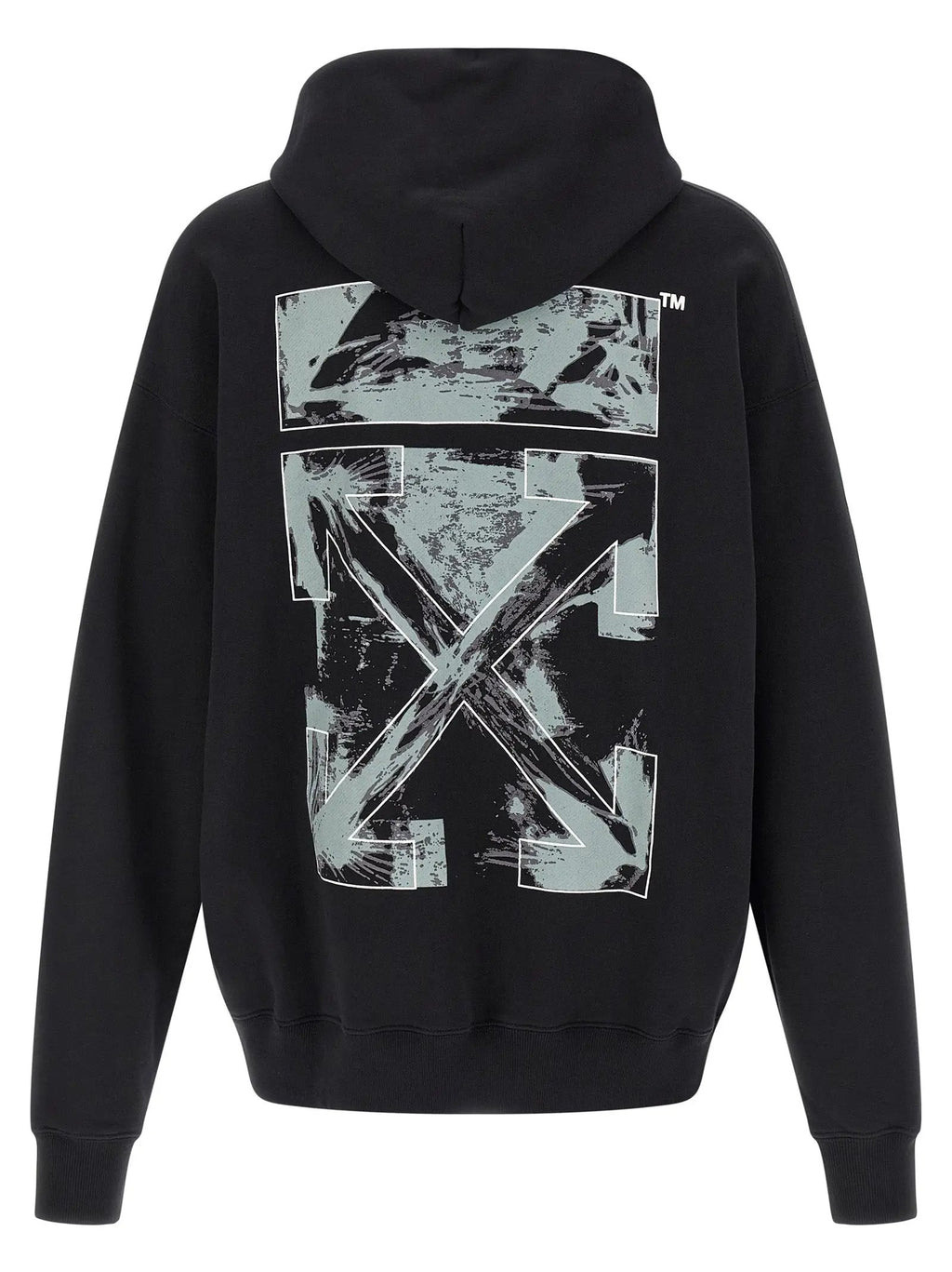 Off-White Black Cotton Sweatshirt