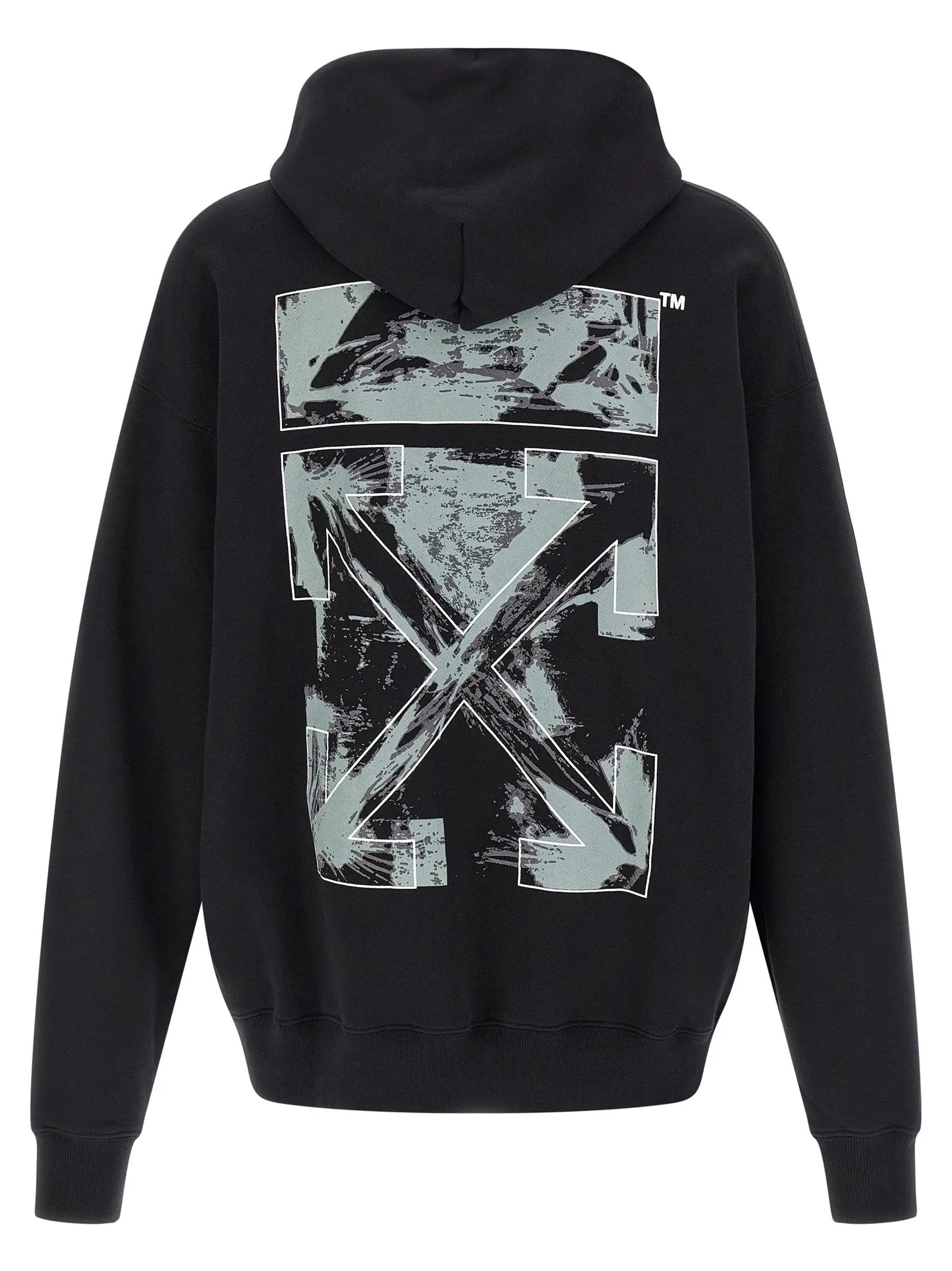 Off-White Black Cotton Sweatshirt