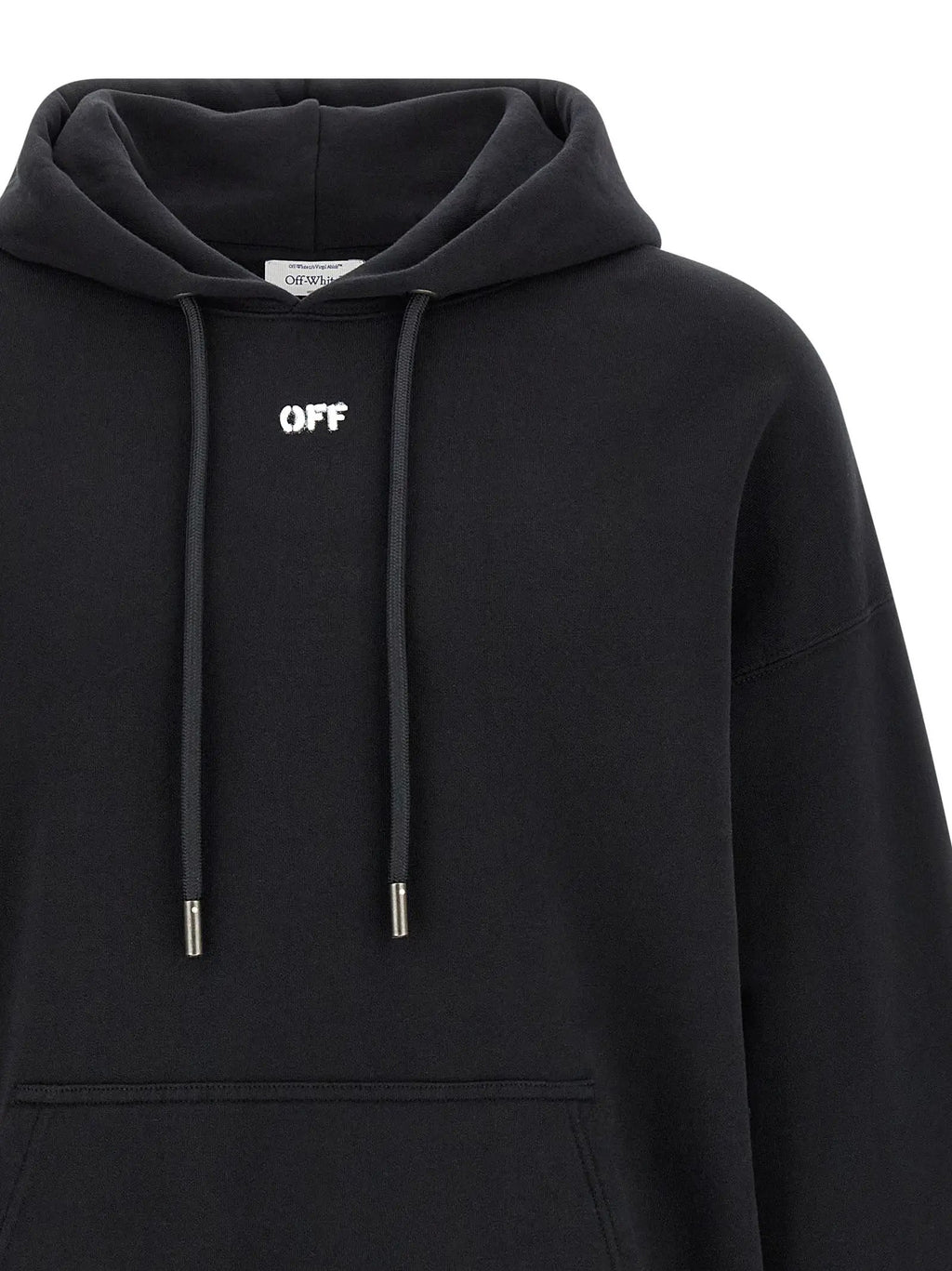 Off-White Black Cotton Sweatshirt