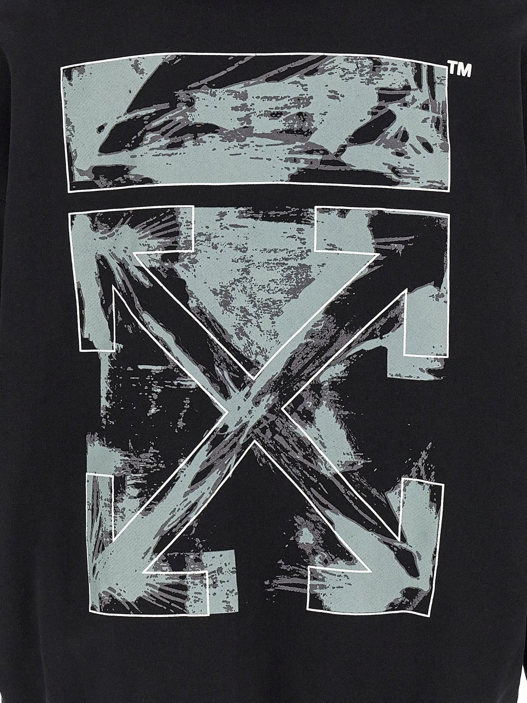 Off-White Black Cotton Sweatshirt