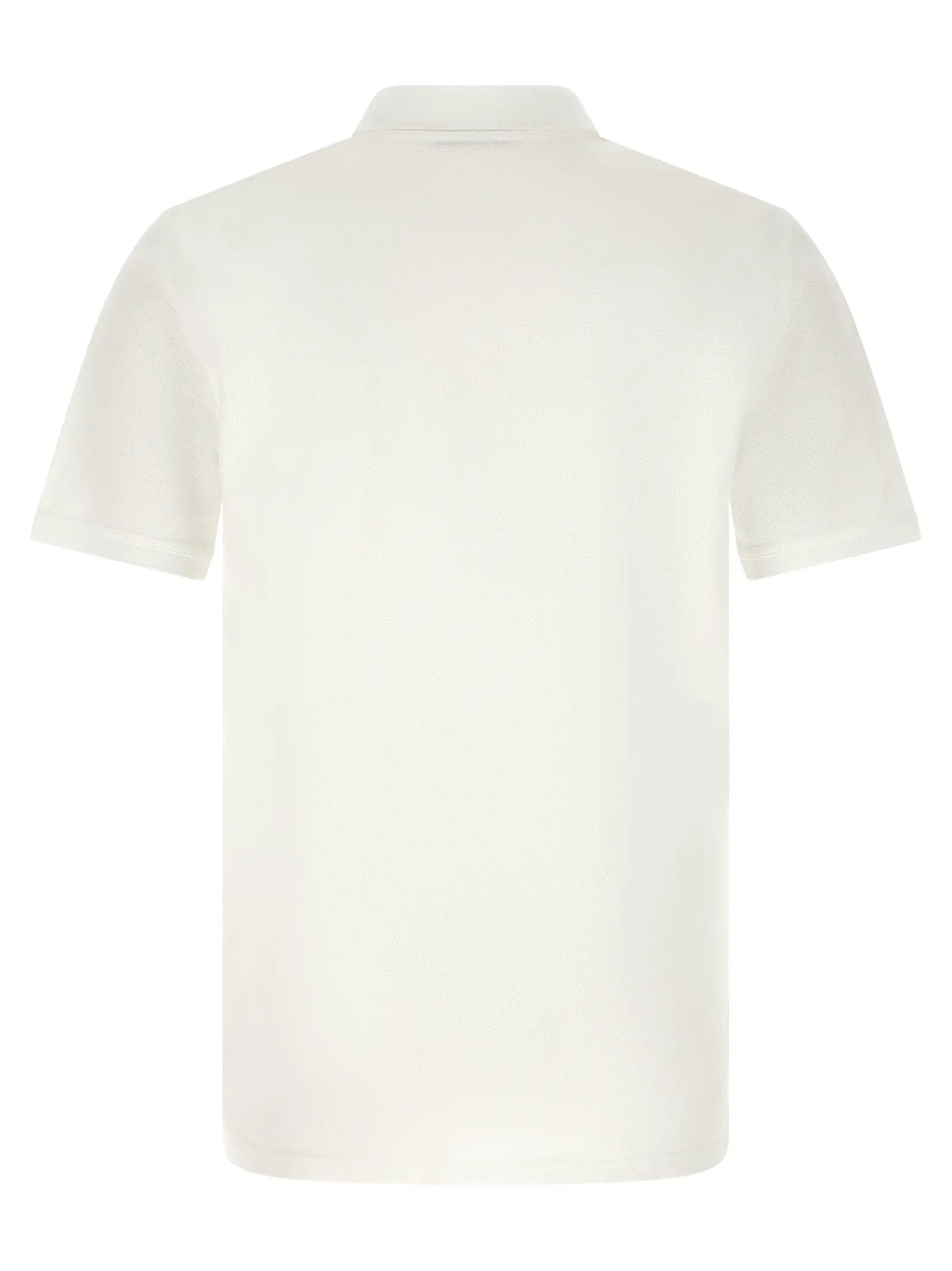 Givenchy White Cotton Polo Shirt