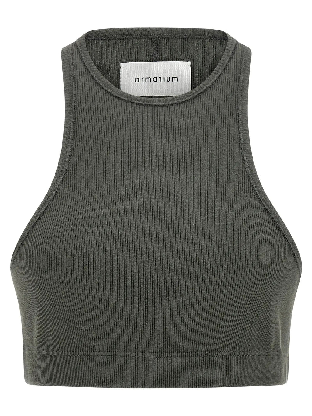 Armarium Gray Cotton Sleeveles T-Shirt