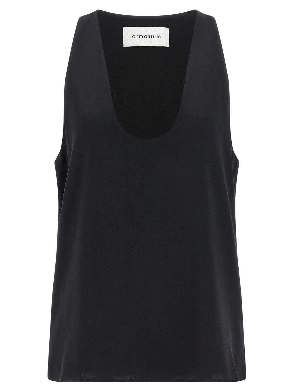 Armarium Black Silk Tank Tops