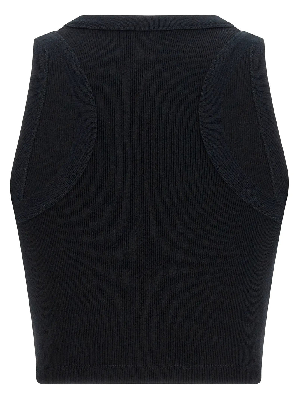 Givenchy Black Cotton Sleeveles T-Shirt